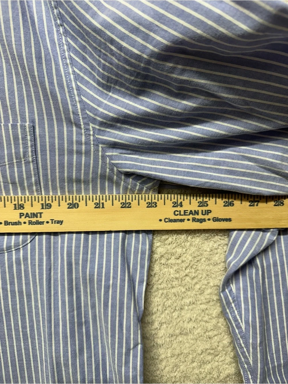 J.Crew Broken-In Oxford Classic Fit Stripe Button Down Shirt Men’s L 100% Cotton